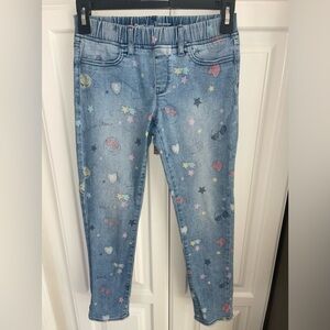 Gap Kids Super Denim Favorite Jeggings In Emoji Print Ankle 10‎ Regular